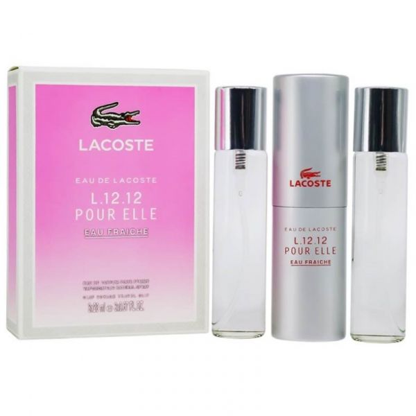 Laoste Eau De L.12.12 Pour Elle Eau Fraiche, edp., 3*20 ml